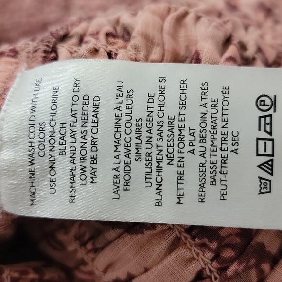 Free People Smock It To Me Dress Apricot Rust Size Small - Picture 12 of 13